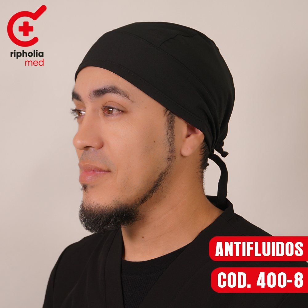 Cofia Elasticada 400 8 Cofia Elasticada 400 – Negro – gorro clínico