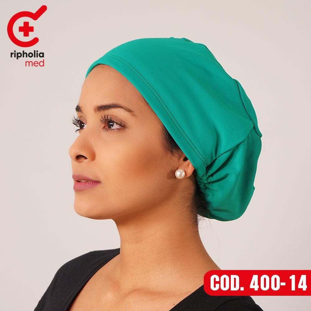 Cofia Elasticada 400 11 Cofia Elasticada 400 – Verde Esmeralda – gorro clínico