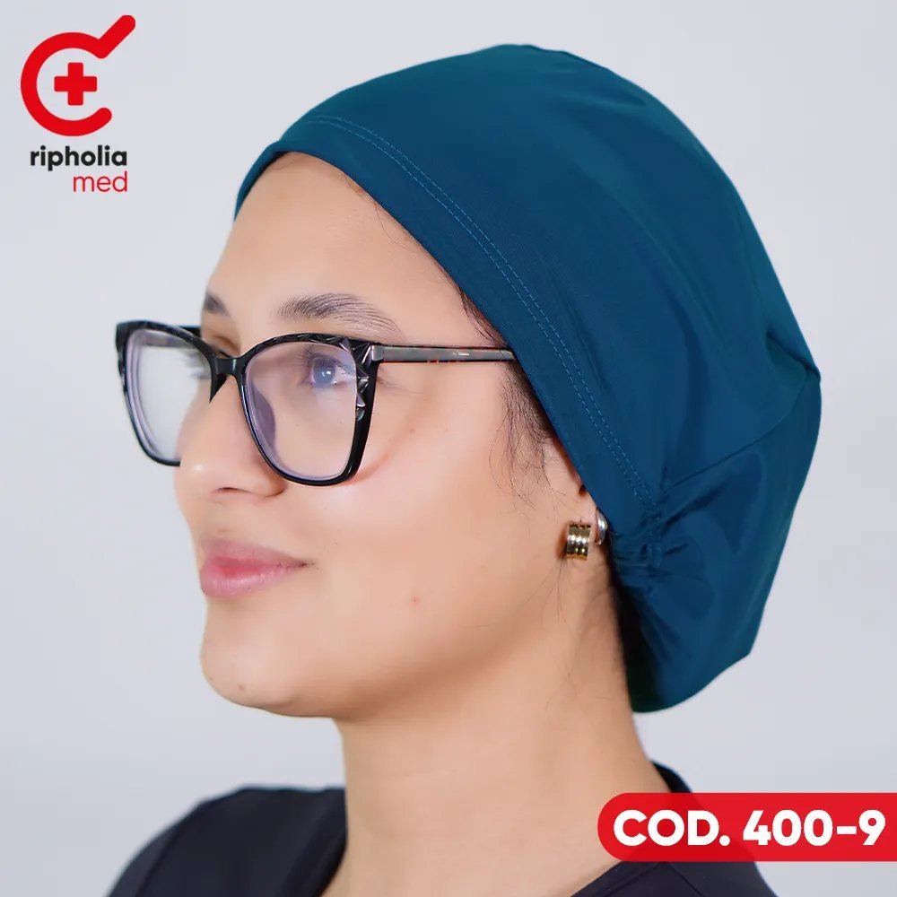 Cofia Elasticada 400 10 Cofia Elasticada 400 – Verde Petróleo – cofia clínica