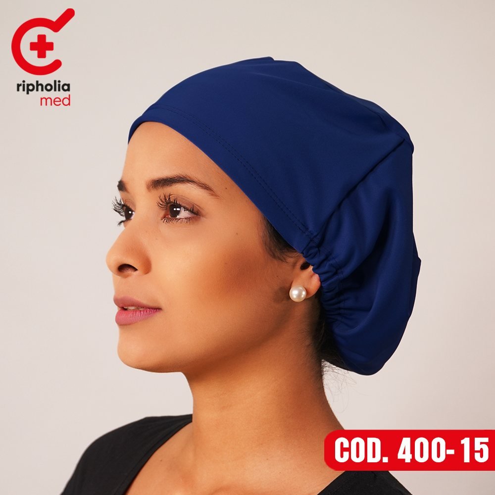 Cofia Elasticada 400 12 Cofia Elasticada 400 – Verde Turquesa – accesorio de uniforme clínico