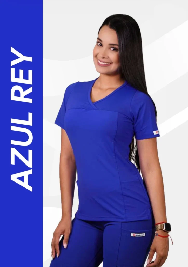 Inicio 2 Uniforme clínico color Azul Rey – RopaMed