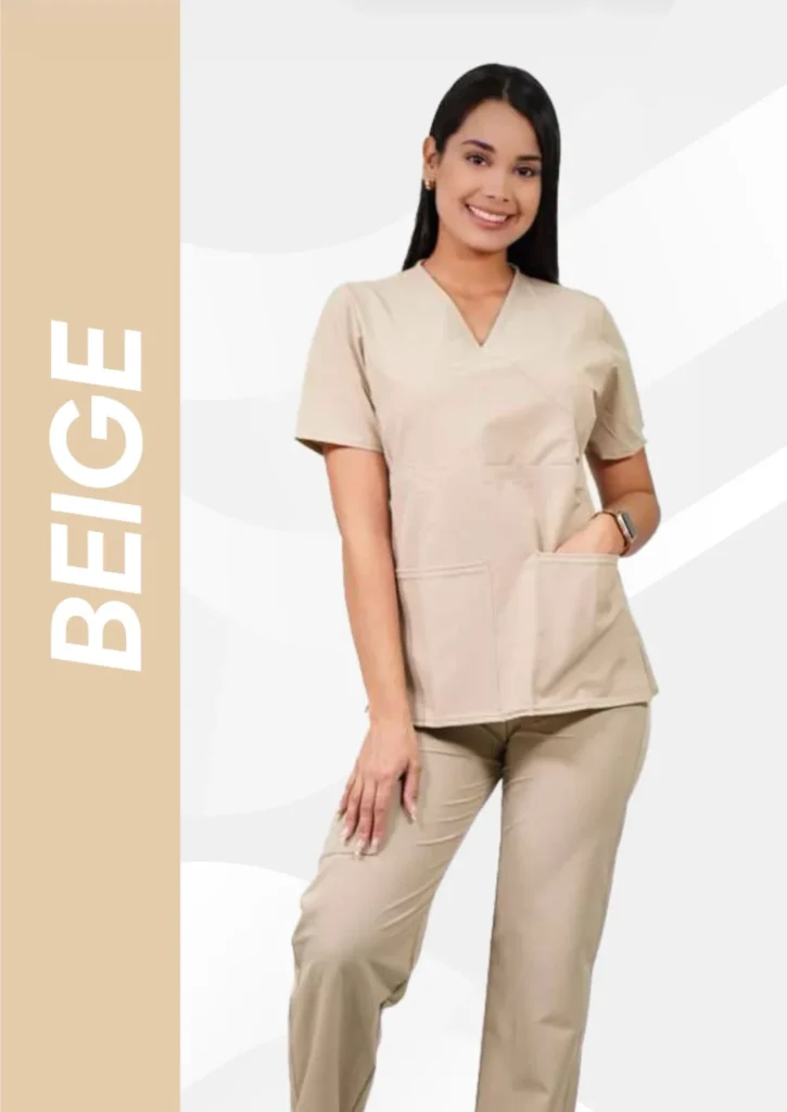 Inicio 20 Uniforme clínico color Beige – RopaMed