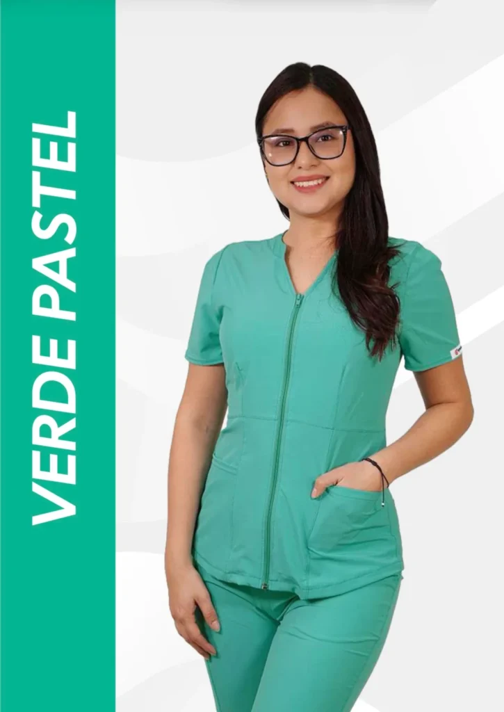Inicio 13 Uniforme clínico color Verde Pastel – RopaMed