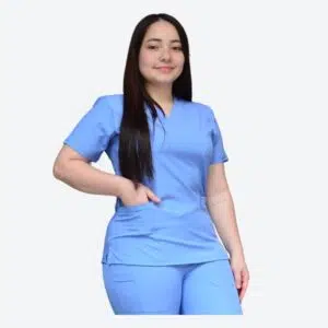 Inicio 32 Delantal Atenas Hero – Celeste – uniforme clínico