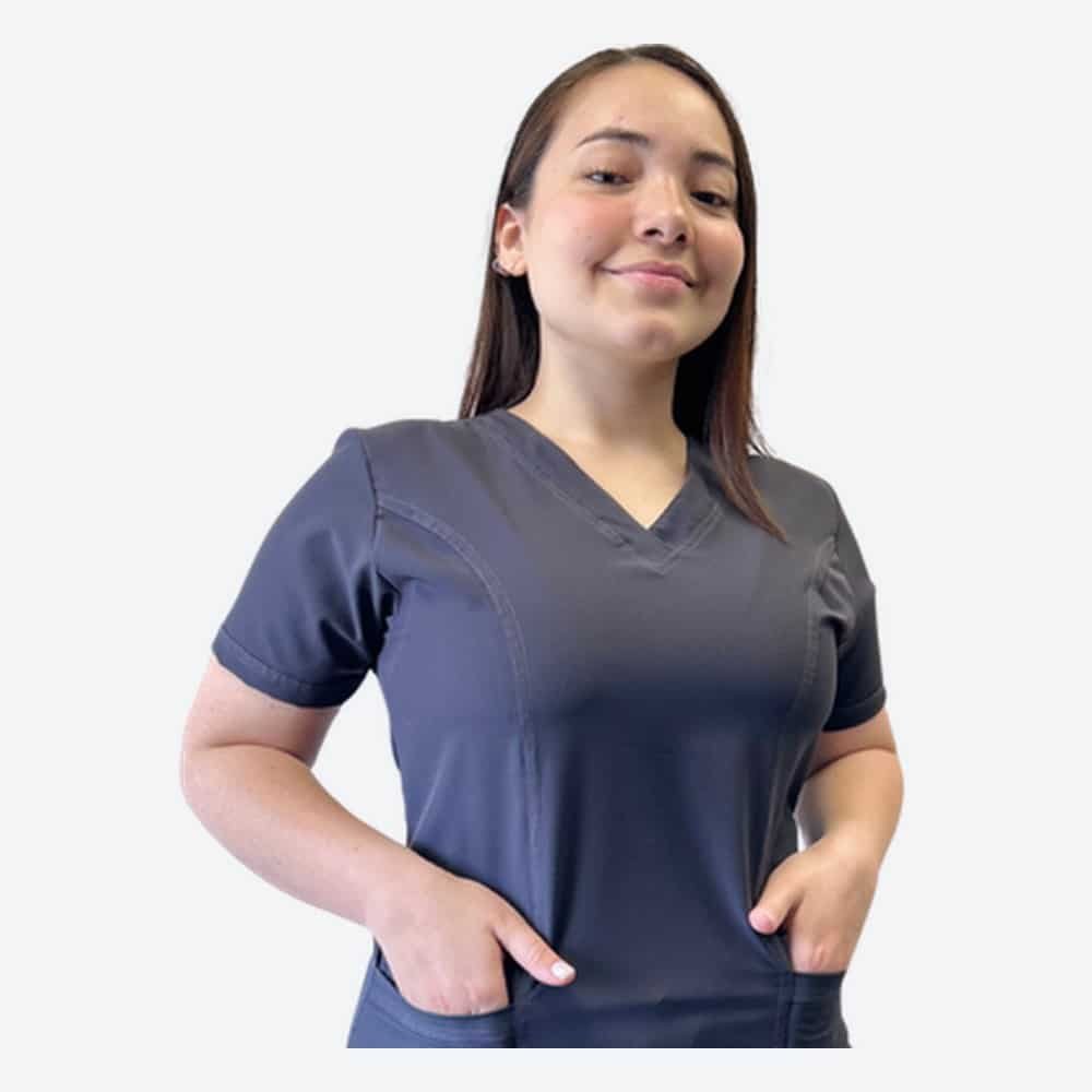 Delantal Atenas Hero 5 Delantal Atenas Hero – Gris Acero – uniforme clínico