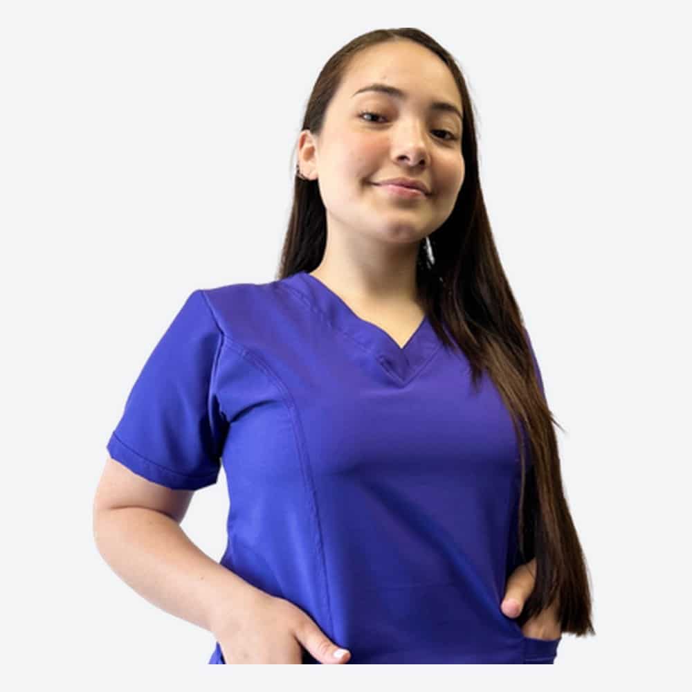 Delantal Atenas Hero 2 Delantal Atenas Hero – Morado – ropa clínica