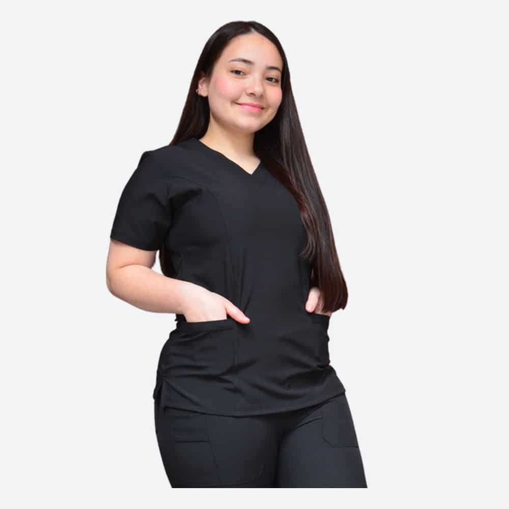 Delantal Atenas Hero 8 Delantal Atenas Hero – Negro – scrub médico