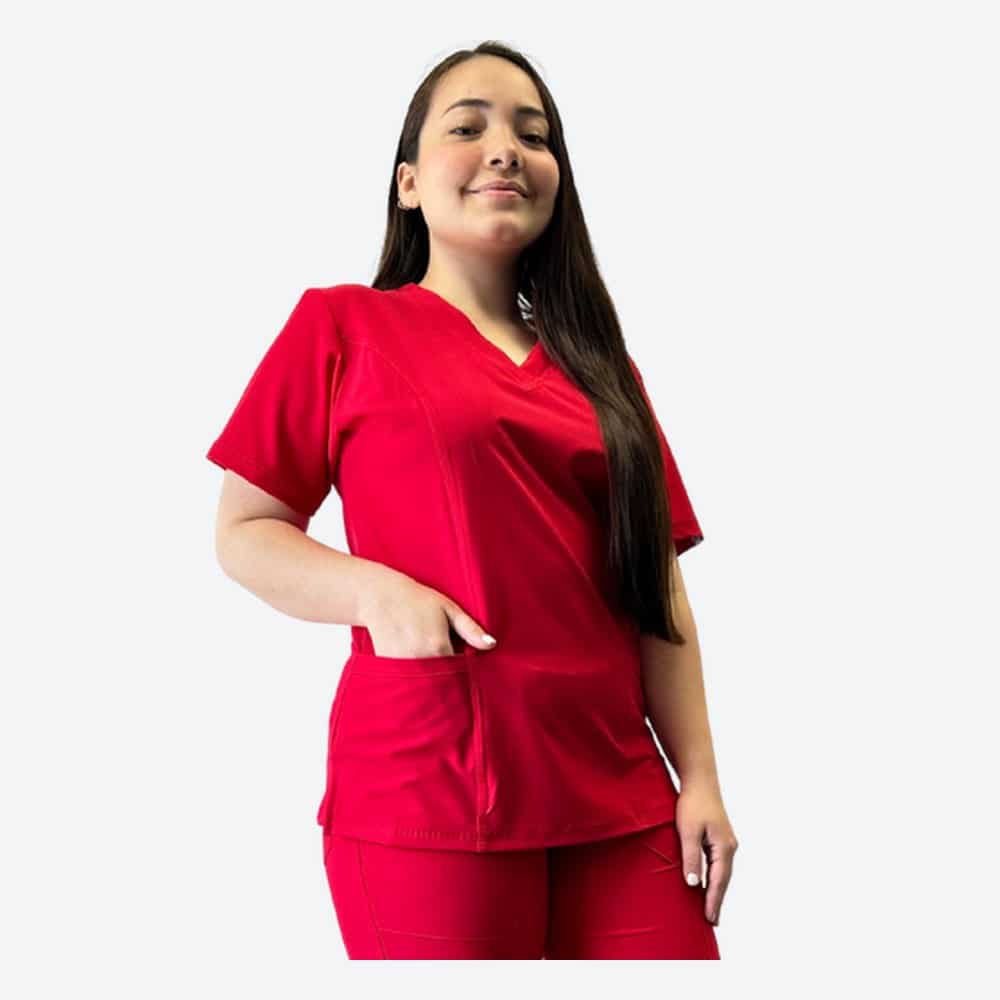Delantal Atenas Hero 6 Delantal Atenas Hero – Rojo – ropa clínica