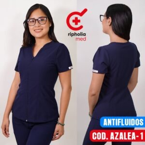Delantal Azalea – Azul Marino – uniforme clínico