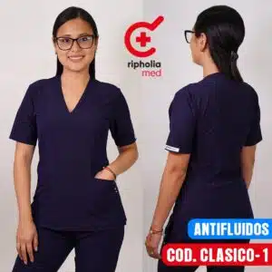 Inicio 42 Delantal Clásico – Azul Marino – ropa clínica