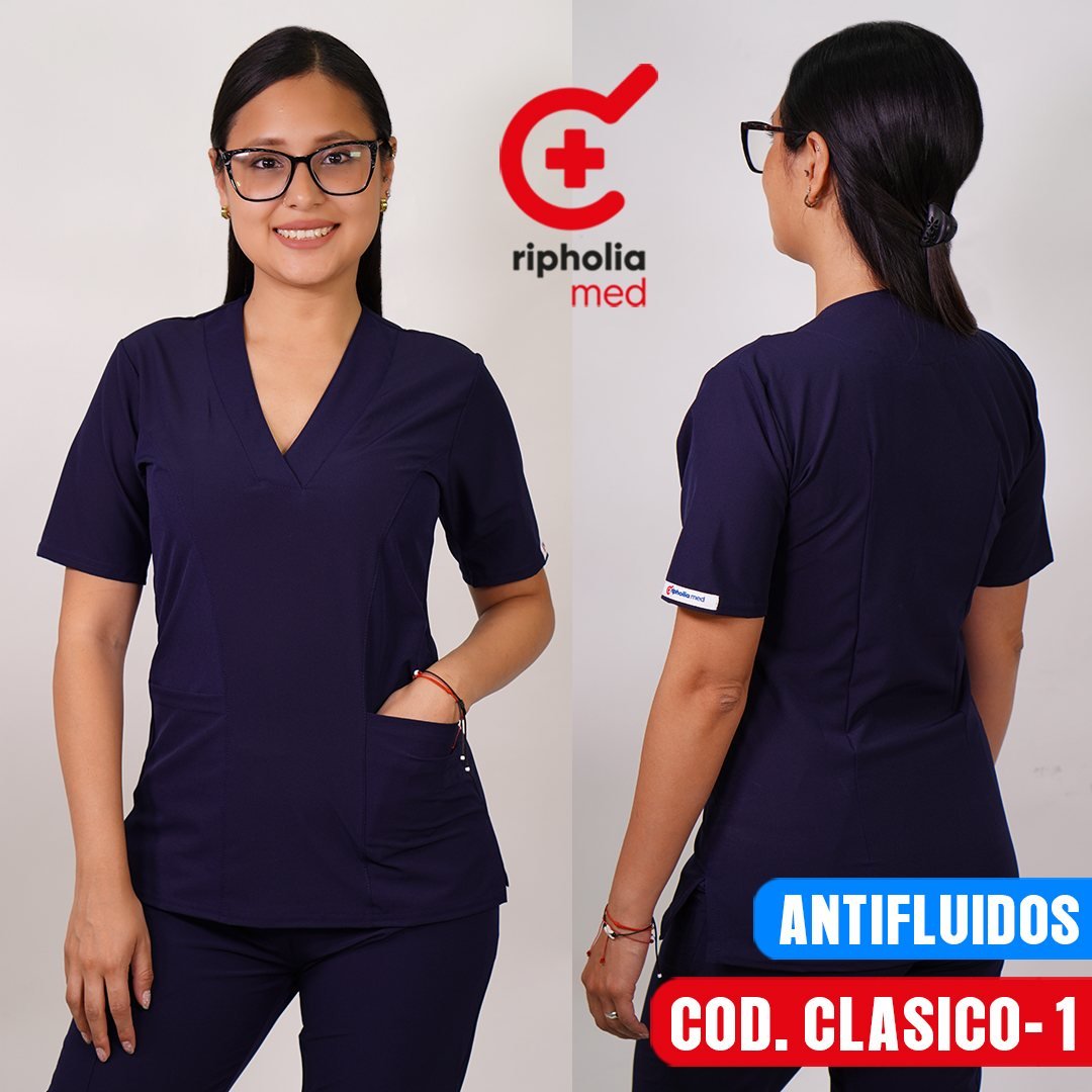 Delantal Clásico 1 Delantal Clásico – Azul Marino – ropa clínica