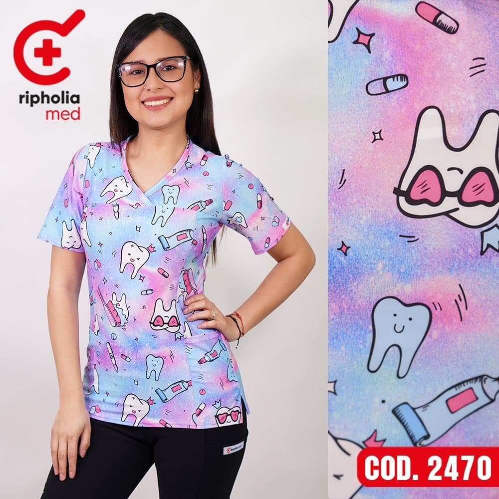 Delantal Elasticado 2470 1 Delantal Elasticado 2470 – scrub médico