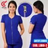 Delantal Lirio – Azul Rey – uniforme clínico