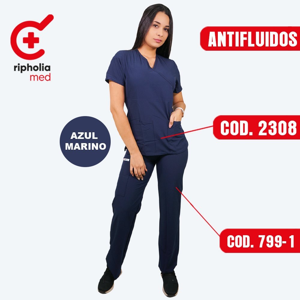 Pantalón Recto 799 3 Pantalón Recto 799 – Azul Marino – ropa médica