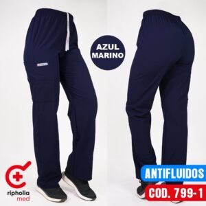 Pantalón Recto 799 – Azul Marino Pantalón Recto 799 – Azul Marino – uniforme clínico
