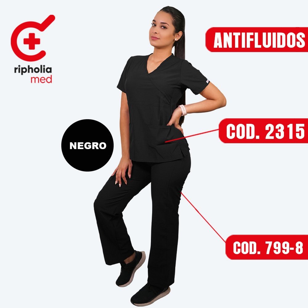 Pantalón Recto 799 14 Pantalón Recto 799 – Negro – ropa clínica