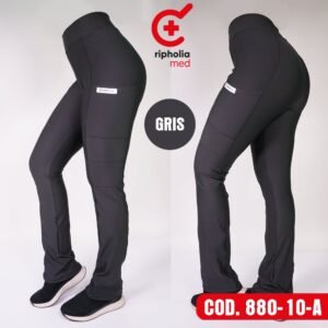 Pantalón Spandex 880-A – Gris Acero Pantalón Spandex 880-A – Gris Acero – ropa médica