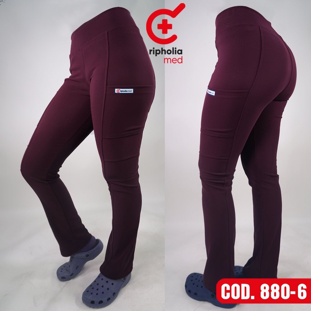 Pantalón Spandex 880 11 Pantalón Spandex 880 – Burdeo – ropa clínica