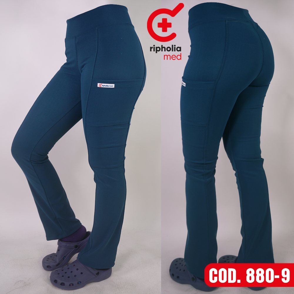 Pantalón Spandex 880 10 Pantalón Spandex 880 – Verde Petróleo – ropa clínica