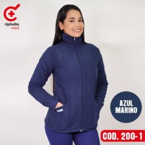 Polar Mujer 200 – Azul Marino Polar Mujer 200 – Azul Marino – polerón clínico