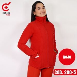 Polar Mujer 200 – Rojo – uniforme médico