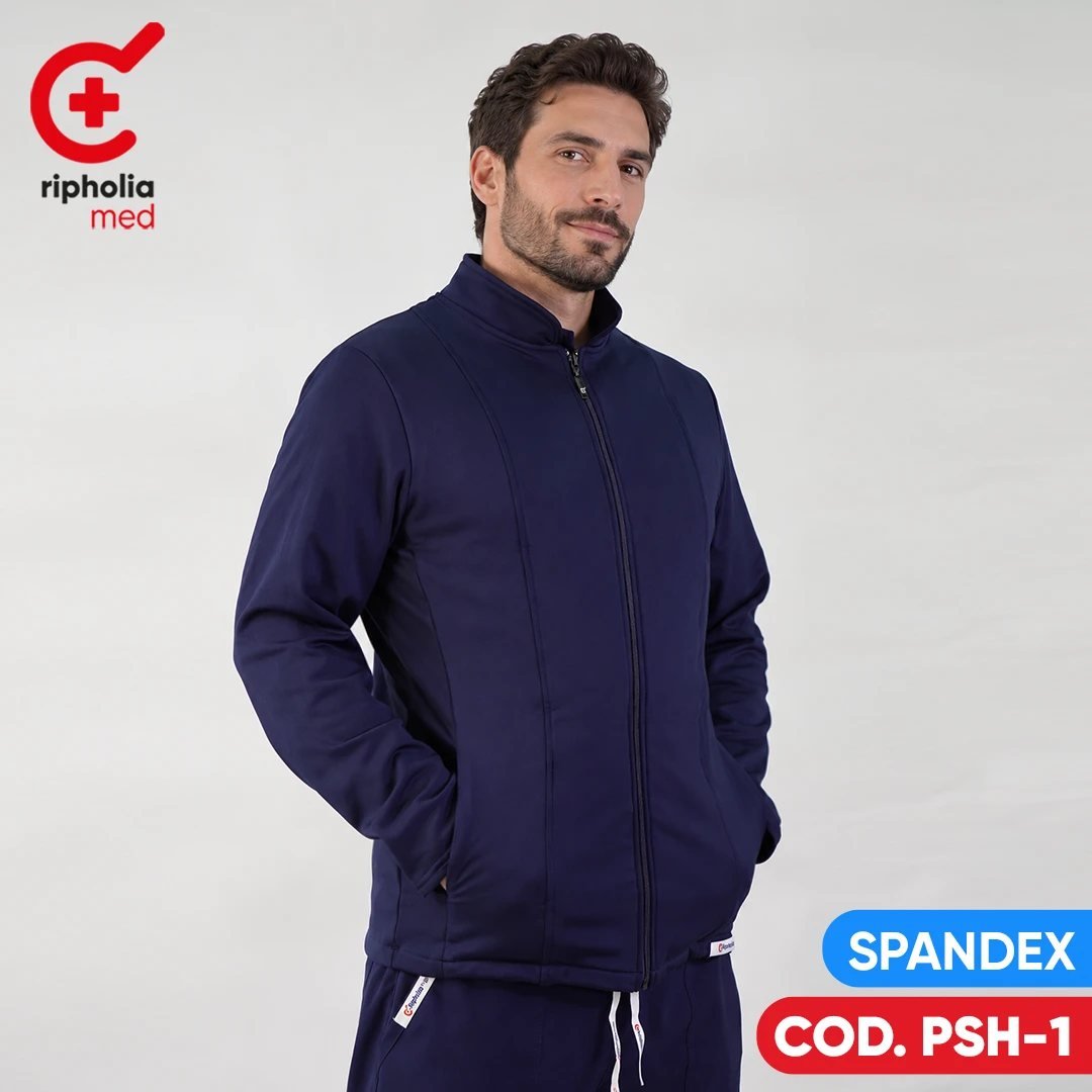 Polerón Spandex PSH 3 Polerón Spandex PSH – Azul Marino – ropa clínica
