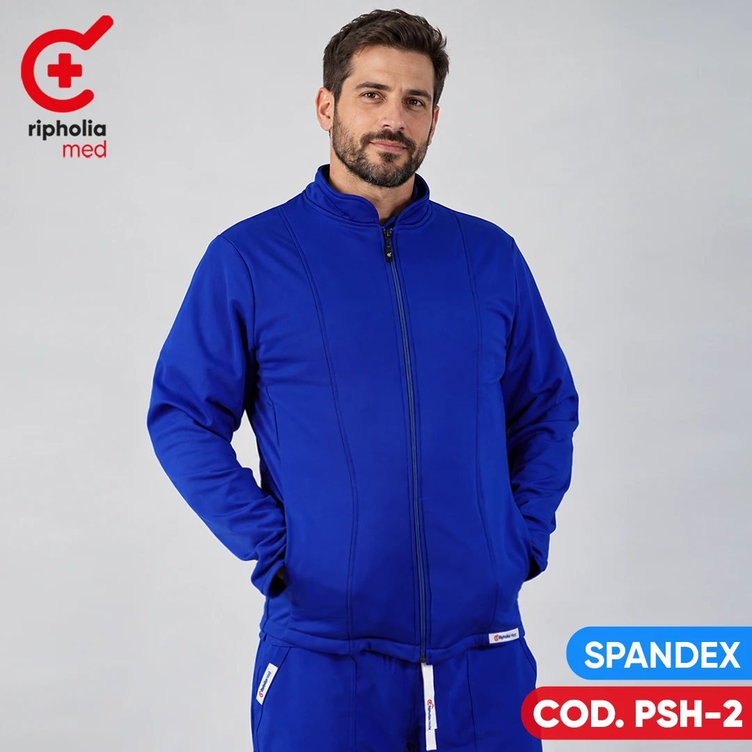 Polerón Spandex PSH 1 Polerón Spandex PSH – Azul Rey – uniforme médico
