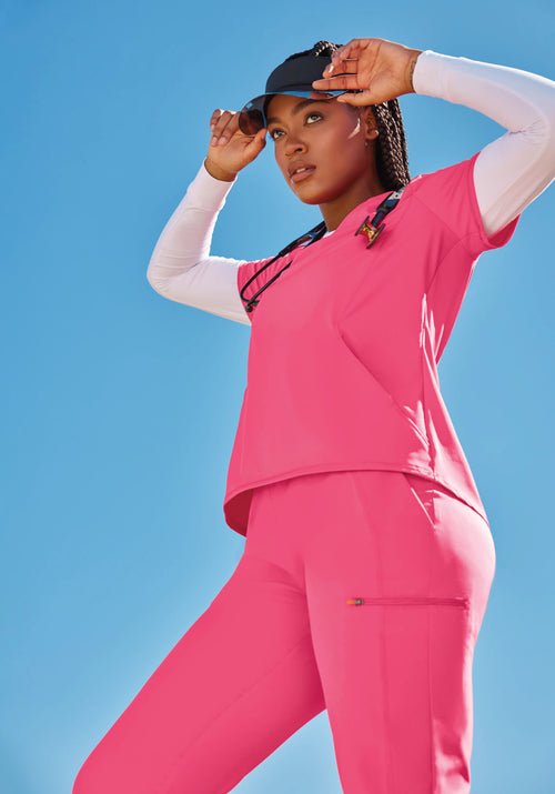 Uniformes clínicos para mujer: delantal clínico (scrub) Ripholia